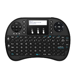 Mini Handheld Remote Keyboard with Touchpad & Backlit - Click Image to Close